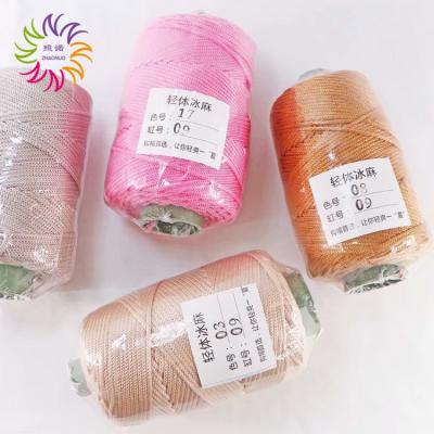 China ZHAONUO fiber 4mm pp rope monofilament gaziantep grade linen polypropylene filament hollow flat dyed yarn Abrasion-resistant for sale