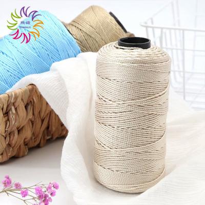 China ZHAONUO Antistatic Multifilament Twisted 3 Ply Summer PP Knitting Polypropylene Crochet Yarn For Hat for sale