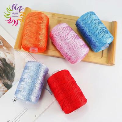 China ZHAONUO Summer Abrasion-Resistant Polypropylene 1mm Cavity Blended PP Thread On Spool For Sun Hat Cushion for sale