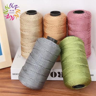 China ZHAONUO pp monofilament multifilament 2mm 3ply BCF polypropylene dty Abrasion-resistant yarn for knitting bags for sale