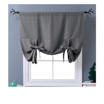 China Blackout Blackout Room Curtain Shade Bathroom Window Tarpaulin Blind Ready Made Curtain For Kitchen for sale