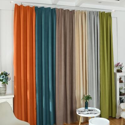 China Blackout Curtain Fabric Blackout Strip Grommet Curtain Fabric Top Pattern Meteor Cloth Curtains And Hotel Living Room Plug And Play Use Widely for sale