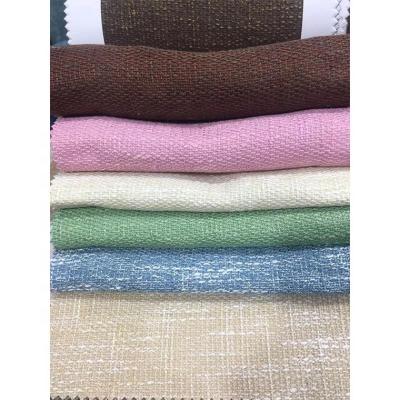 China Cationic Smart Home Curtain Fabric Linen Solid In Blackout Three Colors Grommet Like for sale