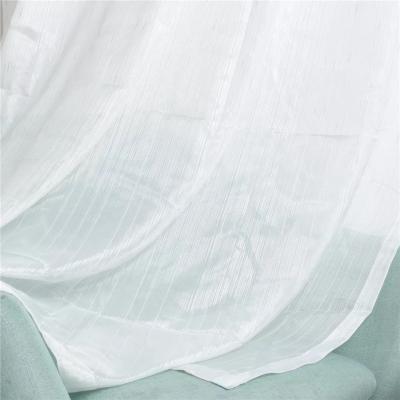 China Sheer Blackout Polyester Fabric Curtains Hotel Decoration For Living Room for sale