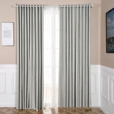 China 100% Waterproof Flame Retardant Coated Blackout Finish Curtain Fabric Shading for sale