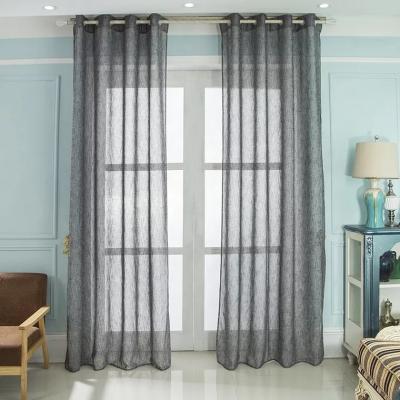 China Tarnish Moq On Factory Sale Blackout Curtain Fabric Hot Sheer Room Plain Plain Curtain Fabric Ready Made In 1 Piece for sale