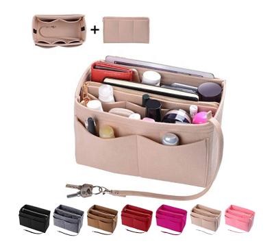 China 2022 Fashion Hot Sale Felt Lining Insert Tote Bag Felt Organizer For Handbag Bag for sale