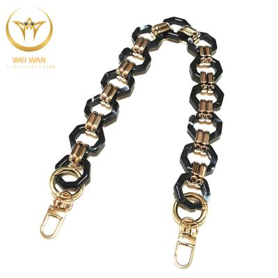 China Fashion Friendly Korean Thick Gold Cuban Link For Handbag Shoulder Color Cross - Body Chain for sale