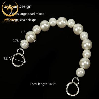 China User-Friendly Imitation Pearl Purse Chain 10MM 45