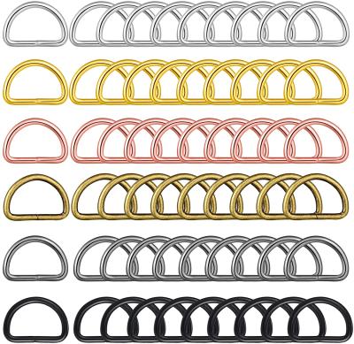 China No Drop Color Wholesale 1 Get 1 Free Manufacturers Price D-Shape Metal D-Ring Buckle 4 cm for sale