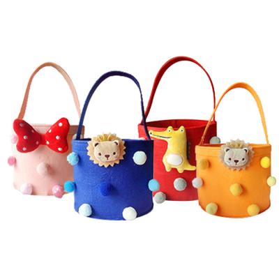 China Wholesale high quality animal gift mulit size felt wool handbag shopping bag with handle for sale