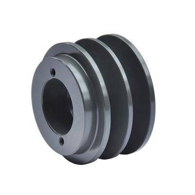 China Factory two splines 2BKH taper bored alternator pulley v belt pulley for 4L, 5L, A, B belts for sale