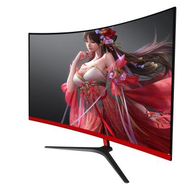 China Curved 32 27 24 Inch IPS Computer Monitors 144hz 165hz Led Gaming Monitor Curved Screen With Freesync 2ms HDR Display for sale