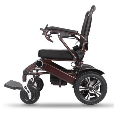 China Alumminum alloy 2019 new brushless lithium power wheelchair for disabled for sale