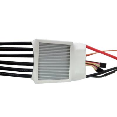 China 8S 100A RC 2 eléctricos sin cepillo en 1 salida con el encogimiento negro del calor blanco para el patín en venta