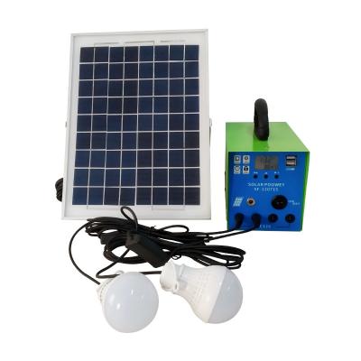 China 12.8V 20W Mini Solar Power System Portable Home Lighting Small Grid Solar Power System for sale