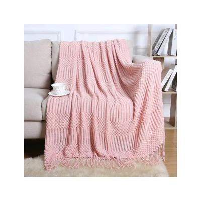 China Wholesale New Product Manufacturer Arabic Fabric Bulky Blanket Queen Size Anti-Static Throws Home Decor Blanket for sale