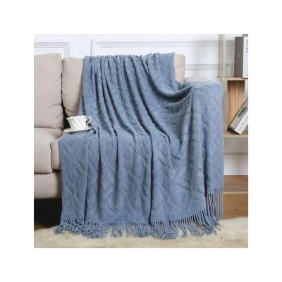 China Antistatic Manufacturer New Product Pink Polyester Turkish Blanket Moroccan Throw Blanket for sale