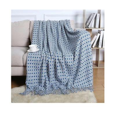 China Anti-Static Manufacturer New Product Hotel Cashmere Fabric Throw Blanket Weave Heating Blanket for sale