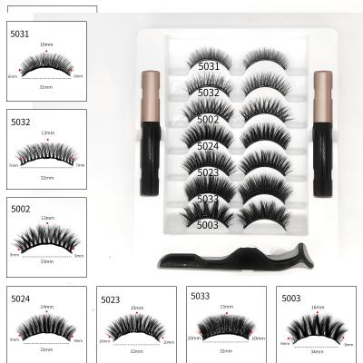 China Bulk Natural Eyelashes And Stick Magnet Glitter Silk Eyelash Maker Customized Bulk Packaging Box for sale