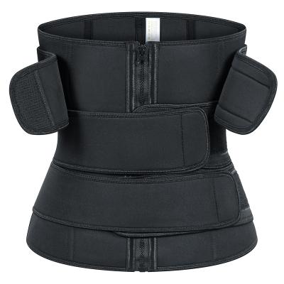 China Steel Boned Full Body Shapewear Waist Trainer Waist Trainer Neoprene Waist Trainer Antibacterial 6 Weightlifting Leather Belt For Lady for sale