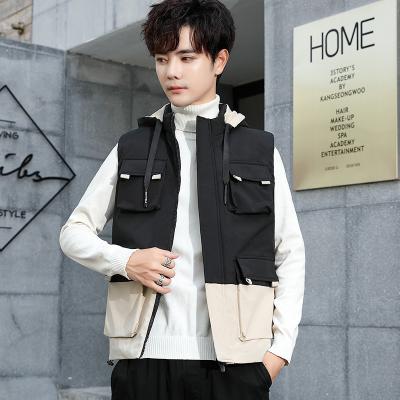 China QUICK DRY Mens Multi Pockets Cargo Vest Vest for Climbing Fishing Shooting Journalist Photography Vest Waistcoat for sale