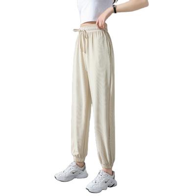 China QUICK DRY custom design women hoodie pants women korean style wide leg active wear pants with pockets for sale