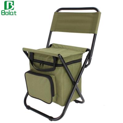 China High Quality Outdoor Food Cooler Bag Folding Chair Bag, Insulated Backpack Fishing Stool Cooler Bag for sale