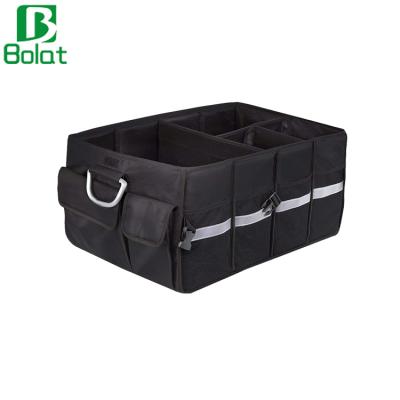 China Durable Folding Car Cargo Storage Car Trunk Storage Organizer with Cover for SUV/Auto/Truck/Car/Van for sale