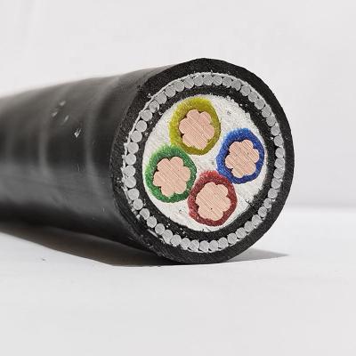 China Low Voltage Underground Copper Conductor 4 Core 300mm2 xlpe SWA Cable for sale