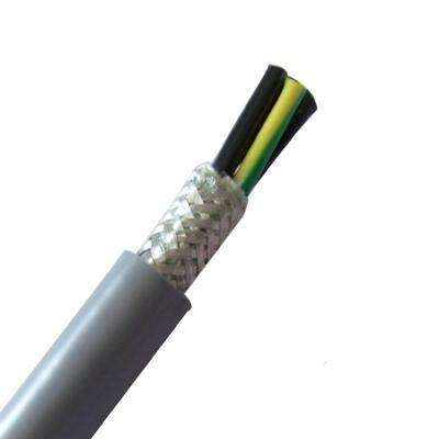 China 4Pair 8Pair 1.5sqmm 250V Copper CU/PVC/SCR/Overall AC Screened Flexible Gray Instrumentation Cable for sale