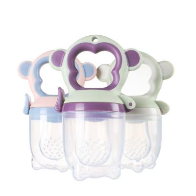 China Silicone Baby Fruit Food Feeder Bpa Free Best Selling Baby Products Teething Nipple Fruit Feeder Infant Pacifier for sale