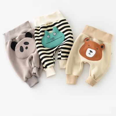 China Wholesale Newborn Baby Warm Pants Anti-pilling Cute Animals Style Baby PP Cotton Harem Long Pants for sale