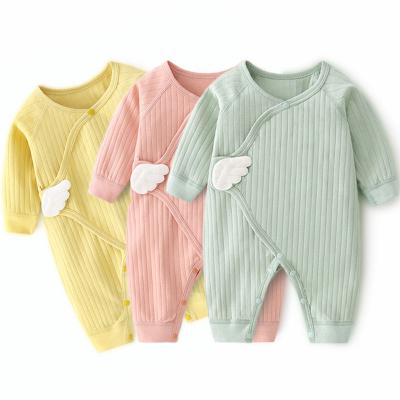 China Custom Viable Newborn Soft Infant Baby Boy Overalls Jumpsuit Baby Romper Clothing Newborn Clothing for sale