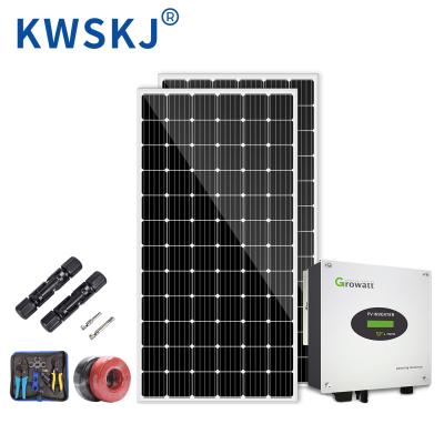 Cina 2000w solar panel home solar kit off-grid solar kit systems 2kw solar energy systems in vendita