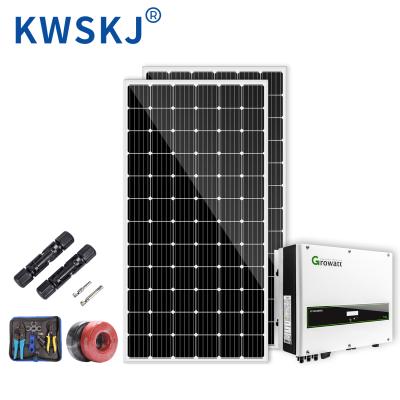 China 3kw 5kw 10kw Home Solar Panel Home Systems , Off Grid Solar Panel Mono Kits Complete Solar System Price for sale