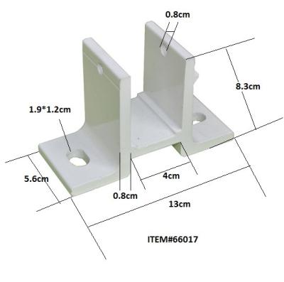 China Outdoor Tent / Canopy Tent Parts And Components U Brackets , Aluminum Tent Wall Mount Brackets for sale