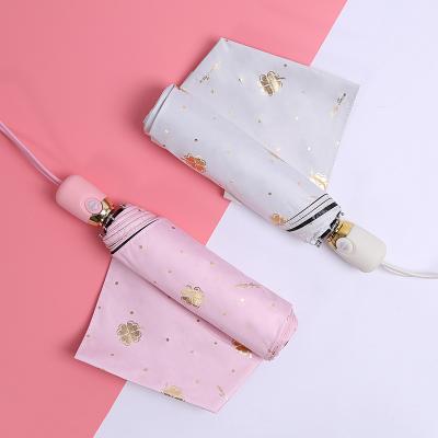 China 2021 Super Folding Umbrella Pocket Umbrella Pocket Umbrella Farm Mini Umbrella Half Fold Umbrella Umbrella Waistband Super Hot Selling Wholesale Custom Printing for sale