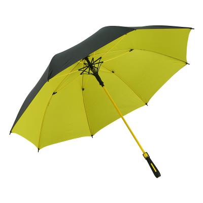 China Minimalist Simple Straight Umbrella Long Handle Umbrella Solid Color Automatic Straight Umbrella With Long Handle for sale