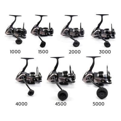 China Ecooda Brand Black Hawk II Metal 1000/1500/2000/3000/4000/45000/5000 Fishing Reel Saltwater Spinning Casting Reel for sale