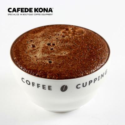 China CAFEDE KONA 200ml Coffee Grading Ceramic Cup Viable Ceramic Cup U Shaped Mug for sale