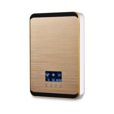 China Hotel Digit 220v 8kw Smart Portable Instant Electric Geyser Water Heatere for sale