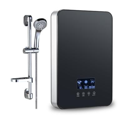 China Small Vertical Bathroom Low Price Hotel Shower Geysesr Electric Water Heater for sale