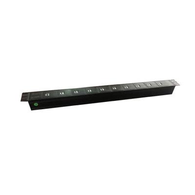 China 19 inch 1U 2.1A 5V Rack Mount 10 Ways Power Distribution Unit DC USB PDU LT-USB for sale