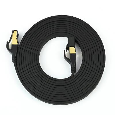 China Hot selling low price manufacturers wholesale Cat.8 Flat Patch Cord Network Patch Cord Cat.8 Flat for sale