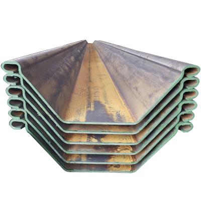 China Building Construction 600X355X7 U Type Hot Rolled Used Larsen Steel Sheet Pile for sale