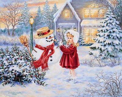 China DIY Crystal Diamond Painting Snowman Decorating The Traditional Winter for sale