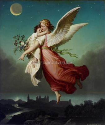 China Impressionist Angel With Birth Of Christ Celebrate Christmas 5D Round Diamond Painting For Art Collection for sale