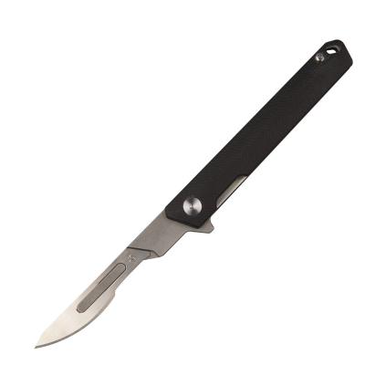 China Quick-Change Blades EDC Key Emergency Emergency Knife Group of Ten Handle Folding Knife Medical Change Knife for sale