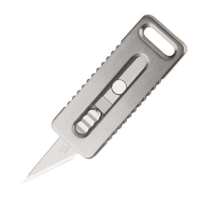 China High Quality Titanium Mini Open Handle Camping Slide TC4 Alloy Tactical Pocket Knife for sale